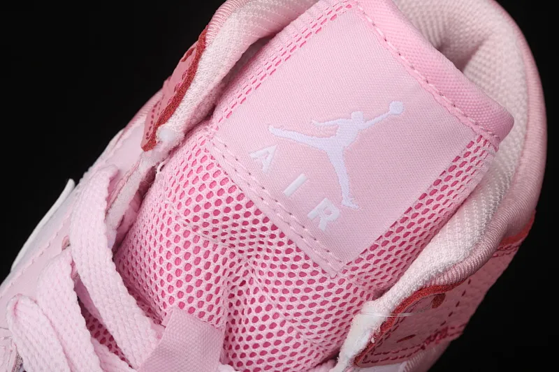 All categories Air Jordan Jordan series basketball shoes Air Jordan 1 Mid Air Jordan 1 Mid AJ1 Joe 1 mid-top series Pink White Pink Foam CW5379-600